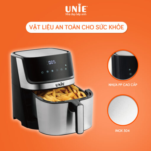 Nồi chiên không dầu UNIE UE-600 dung tích 6.5L công suất 1500W - Hàng chính hãng