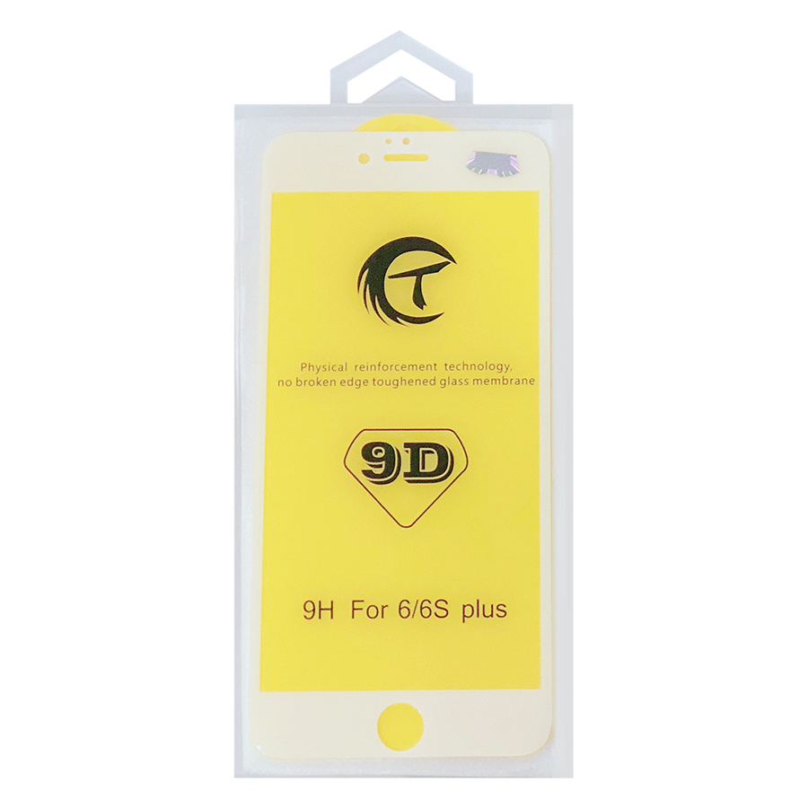 Kính Cường Lực 9D Full Màn Cho iPhone 6 Plus / 6s Plus - Trắng