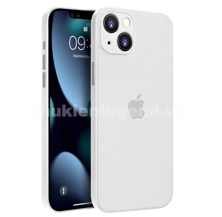 Ốp lưng nhám siêu mỏng 0.3mm cho iPhone 15, 15 Plus, 15 Pro, 15 Pro Max hiệu Memumi Slim - mặt lưng chống trượt, chống bám bẩn - Hàng chính hãng