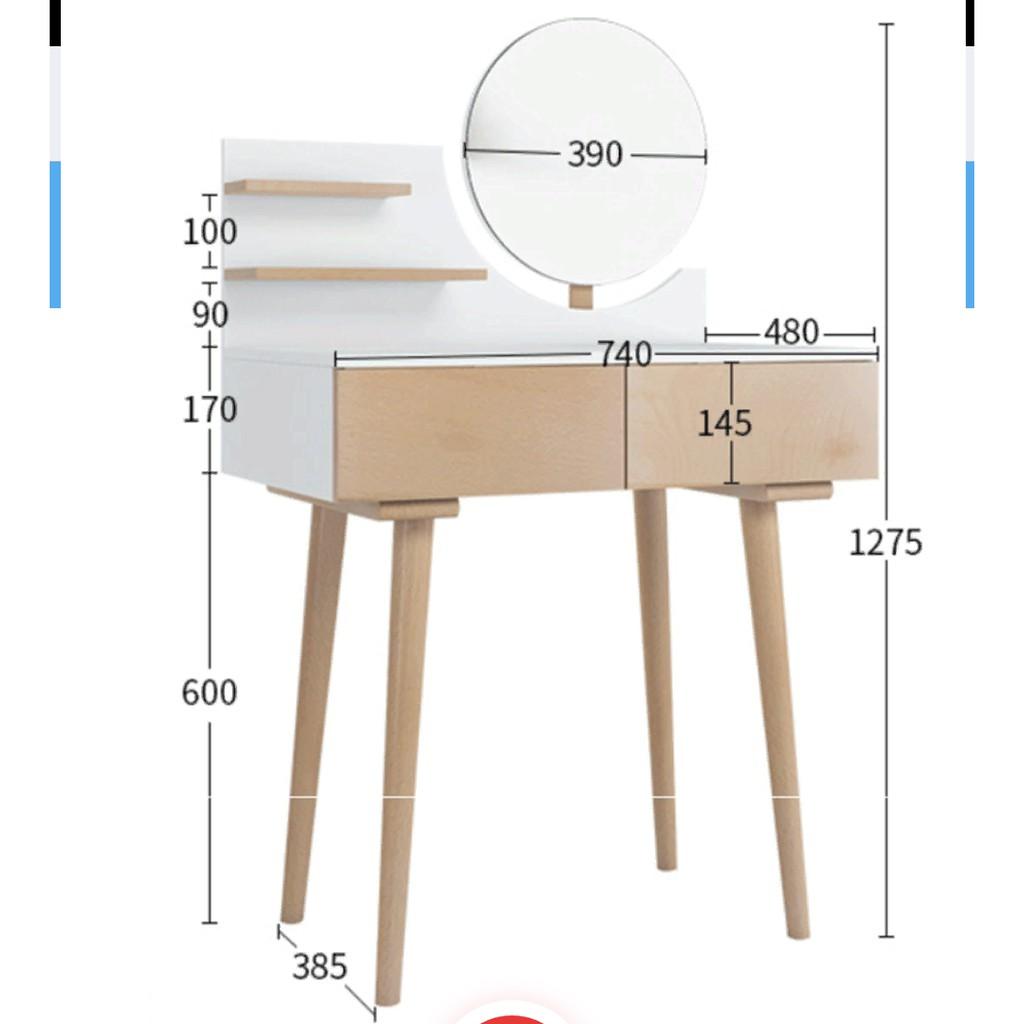 bàn trang điểm hiện đại  ( BP11), chưa kèm ghế, hàng có sẵn