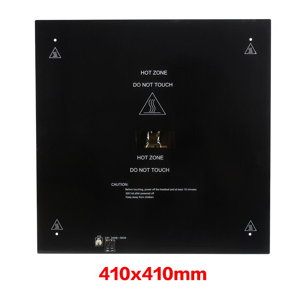 Máy in 3D 3D Các bộ phận 410x410mm 24V nền tảng nhiệt nhiệt