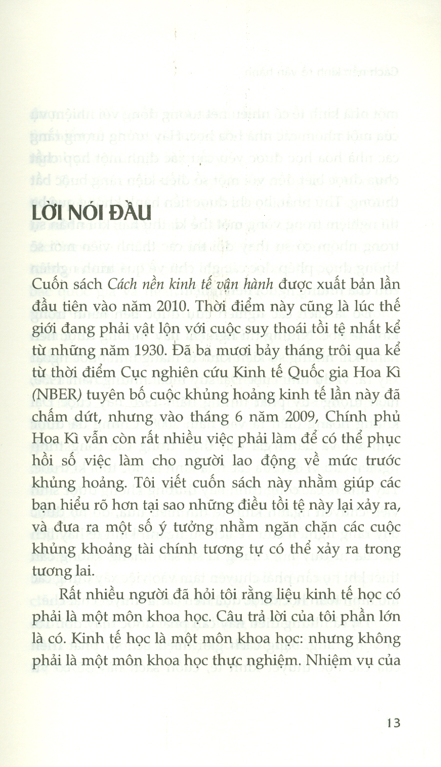 CÁCH NỀN KINH TẾ VẬN HÀNH - Niềm Tin, Sự Sụp Đổ Và Những Lời Tiên Tri Tự Đúng (Tái bản lần thứ năm - 2022)