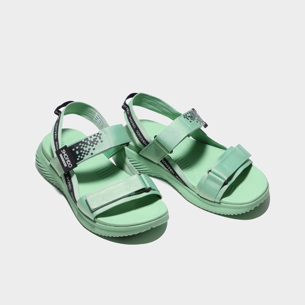 Giày Sandals Shondo Unisex F7 Continew Full Xanh Mint F7N4242