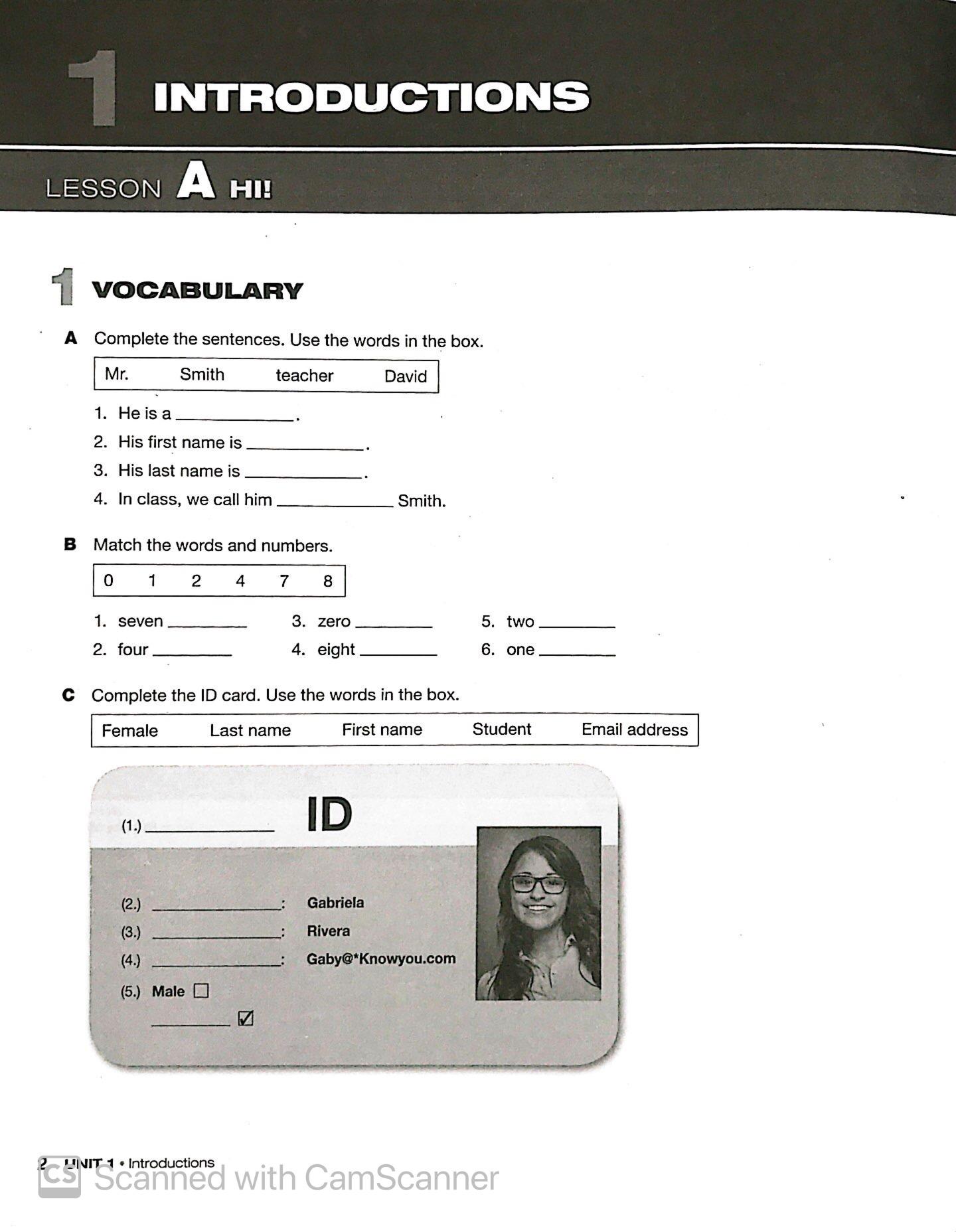 WORLD LINK INTRO WORKBOOK