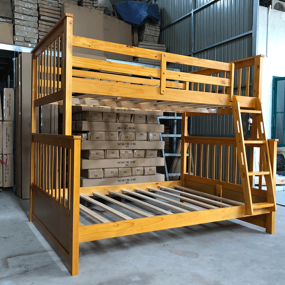 Giường tầng xuất khẩu York 1m2/1m6