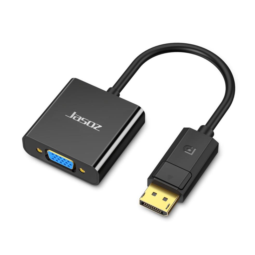 Cáp Chuyển DIsplayport To VGA JASOZ G105 - Cáp Dp Sang VGA Hàng Chính Hãng