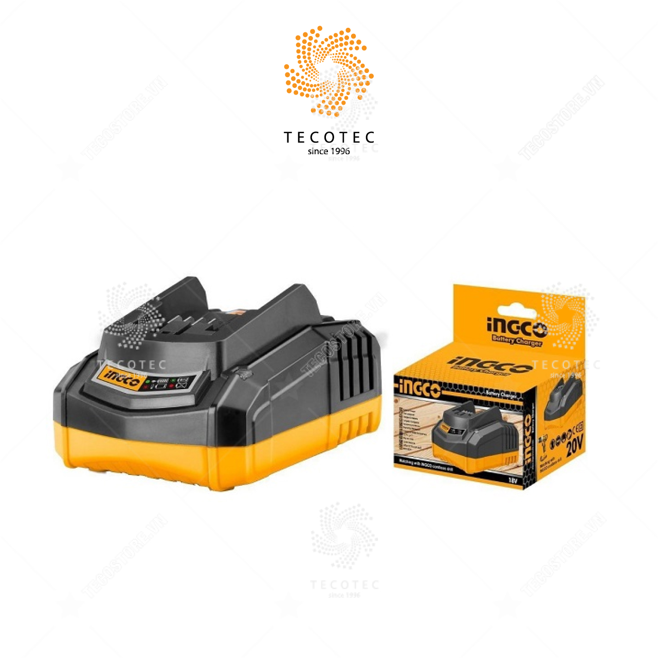 Đế sạc 20V INGCO FCLI2001