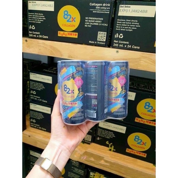 82X Nước uống giải khát đẹp da Kakemono 245ml/lon .