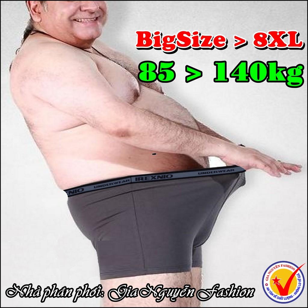 BigSize đến 140kg. Set 4 Quần boxer nam dành riêng cho người mập