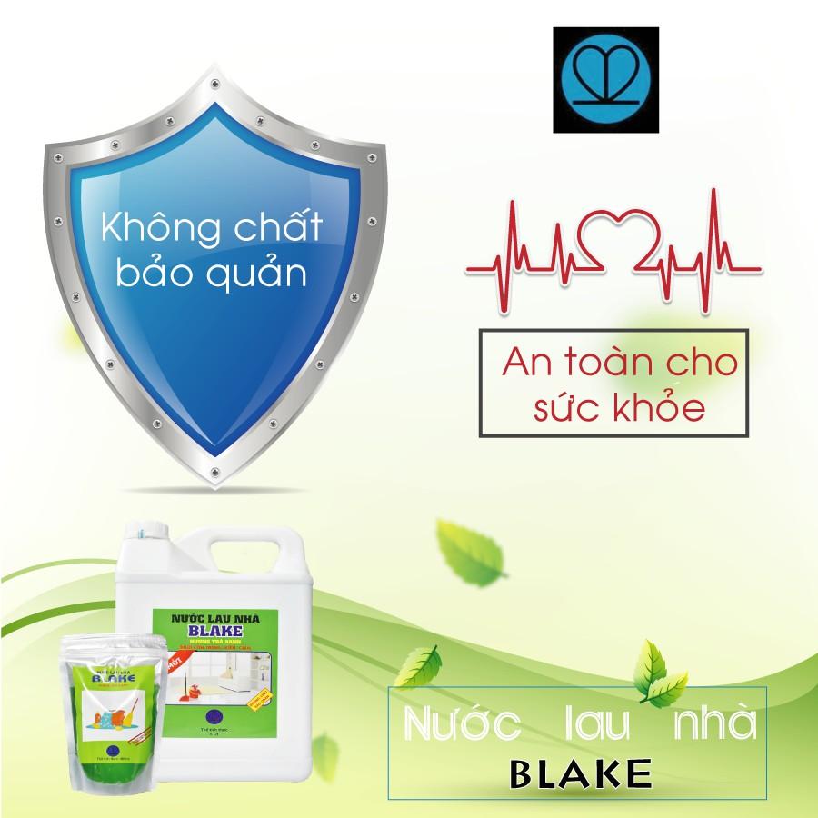 Nước lau sàn (can 5L) đuổi côn trùng, khử khuẩn 99%, không sử dụng chất bảo quản - BLAKE