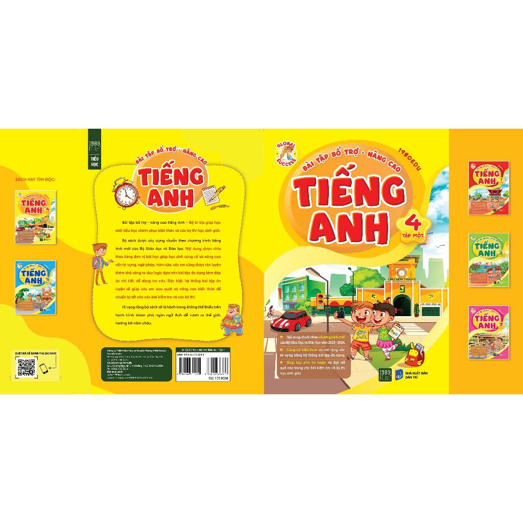 Bài Tập Bổ Trợ Nâng Cao Tiếng Anh Lớp 4 Tập 1 1980 - Bản Quyền