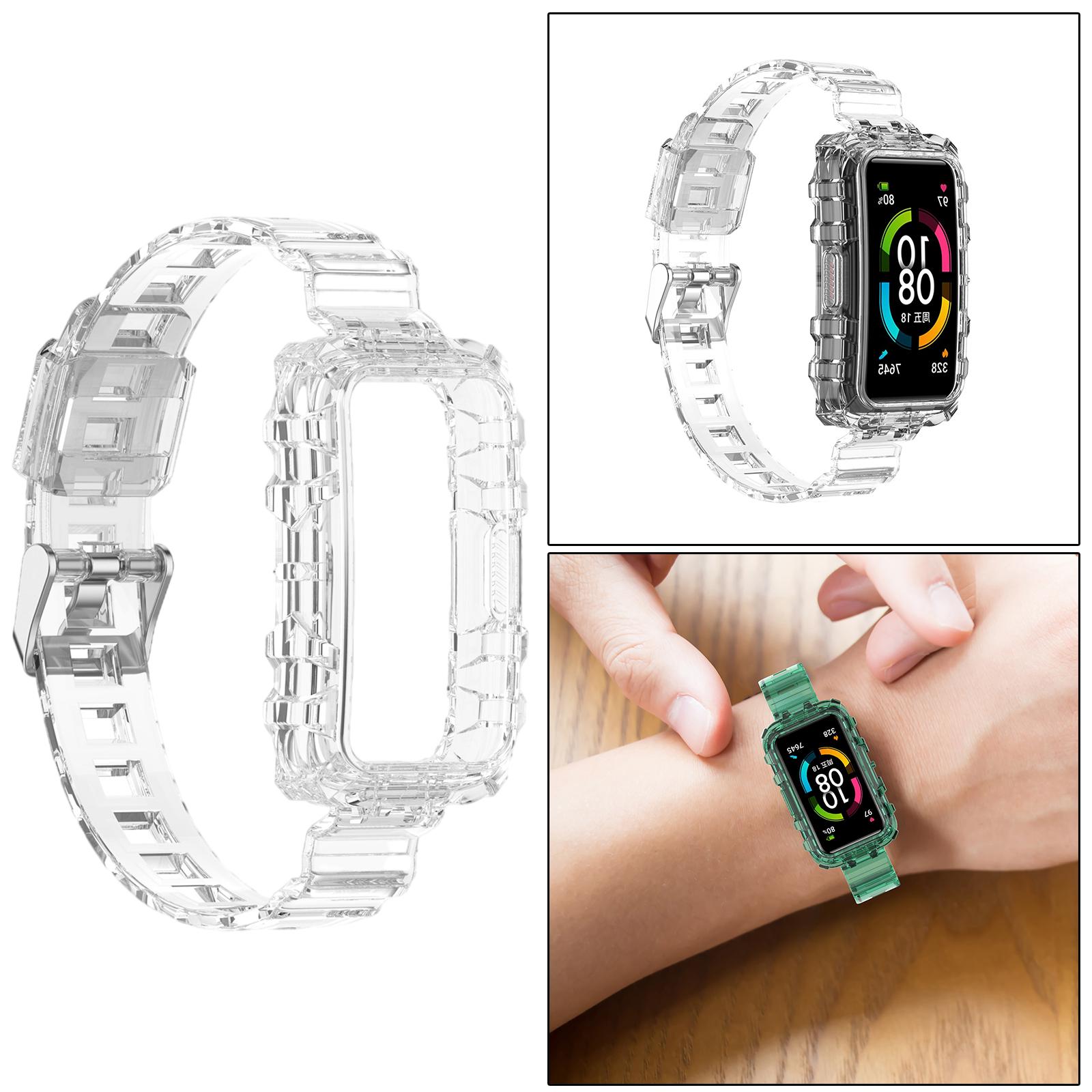 Silicone Strap for Honor Band 6 Smart Wristband TPU Replacement Bracelet for Band 6 Wrist Watch