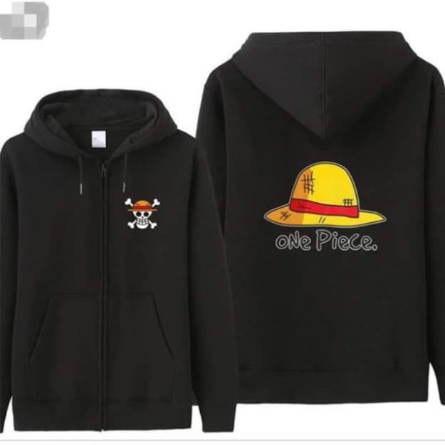 HOT- áo khoác One Piece mũ rơm cực chất