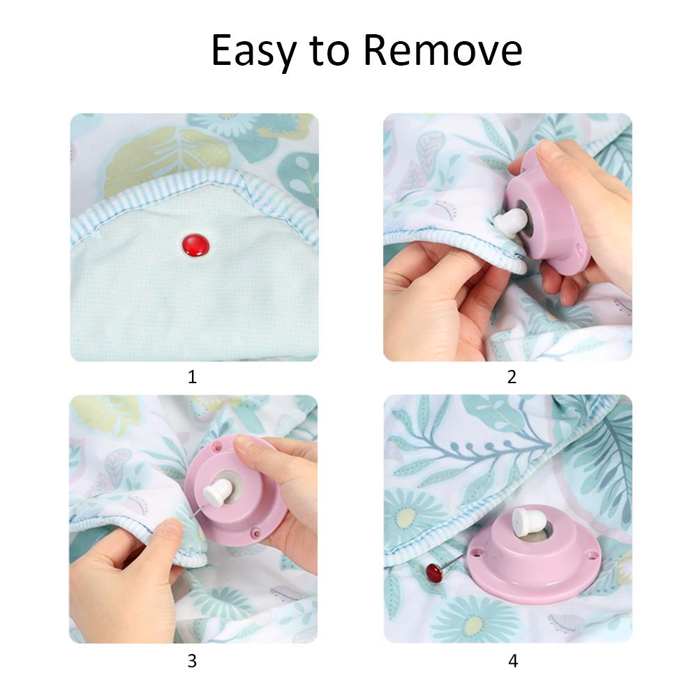 Bộ kẹp cố định ga trải giường, vỏ chăn, từ tính mạnh