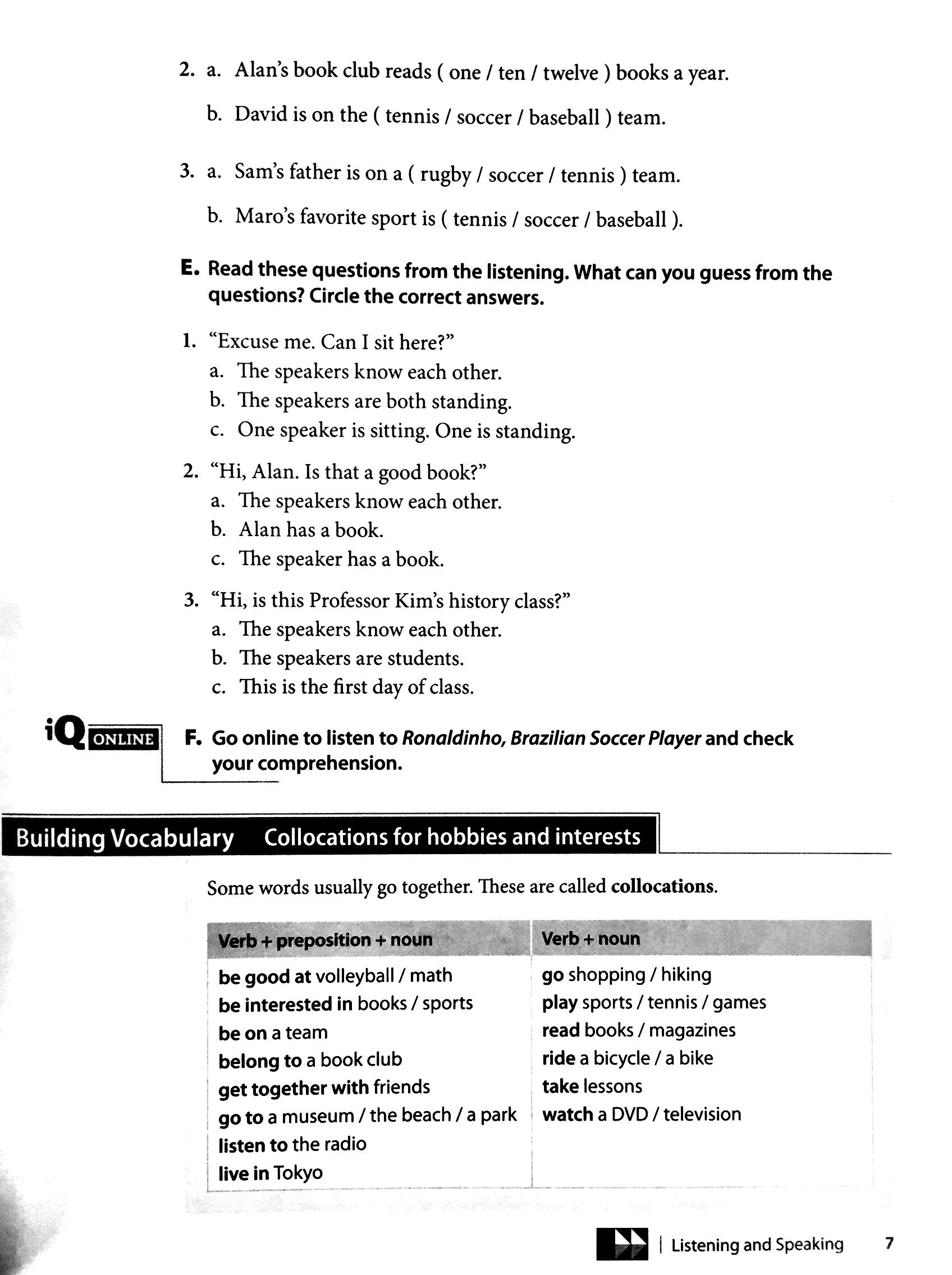 Q 2E Intro Listening and Speaking Students Book Pack