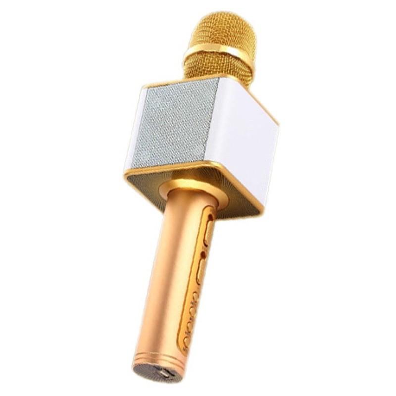 Loa Mic hát karaoke cầm tay, Micro phát nhạc bluetooth không dây kiêm hát luyện giọng KLH08