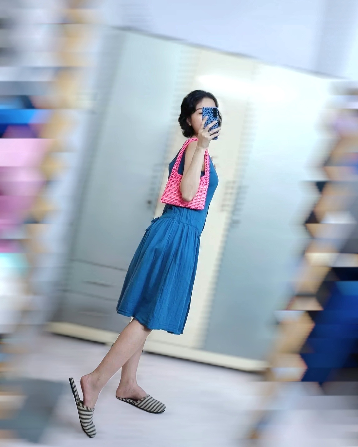 TÚI LƯỚI ĐEO VAI XÁCH TAY NỮ + TÚI VẢI RÚT / NO.1 BAG