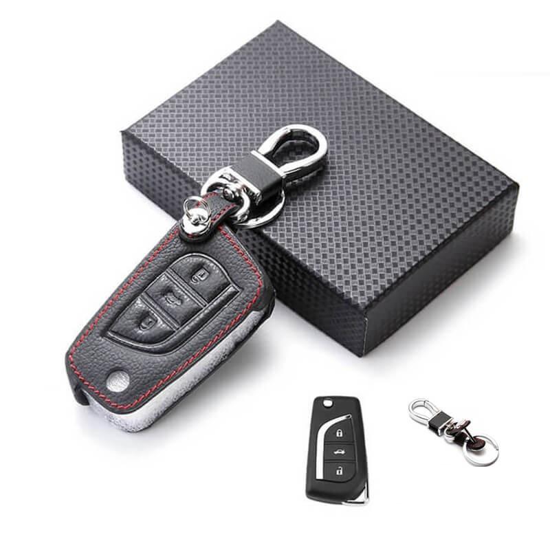 Bao Da Chìa Khóa Dành Cho Xe Toyota Innova, Fortuner, Altis, Hilux Chìa Khóa Cơ