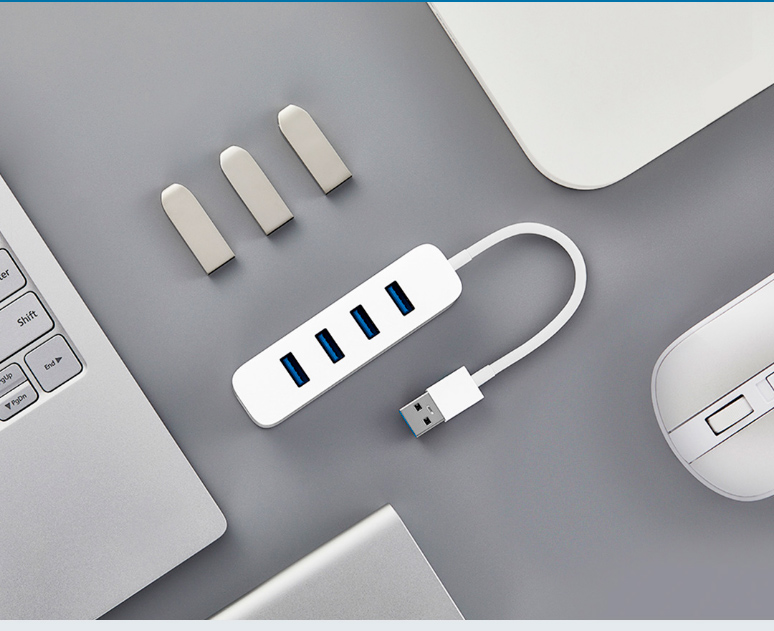 Bộ Chuyển Đổi 3.0 Truyền Dữ Liệu Tốc Độ Cao Chia 4 Cổng USB Cho Máy Tính