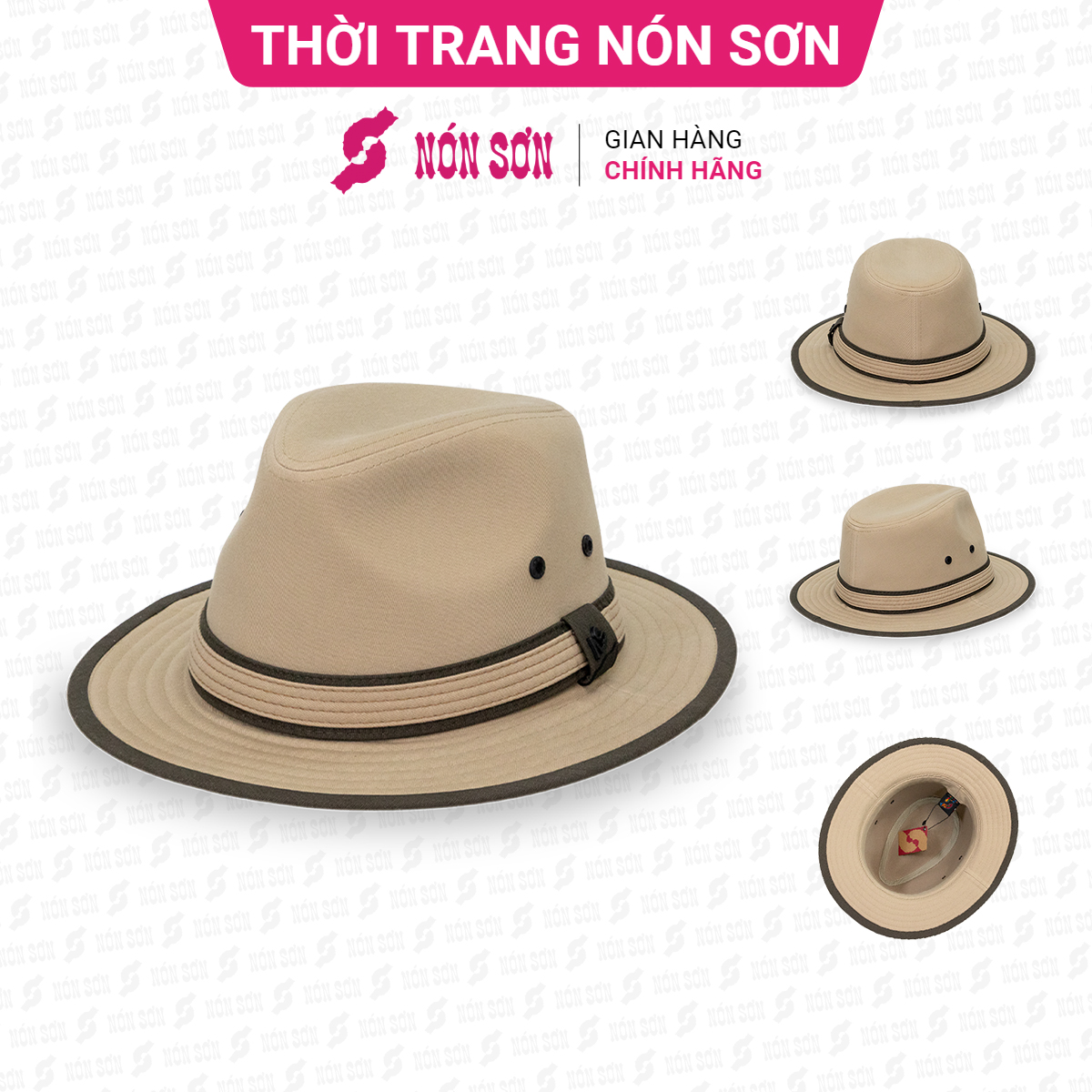 Mũ phớt nam nữ thời trang NÓN SƠN P8B-KM1-L