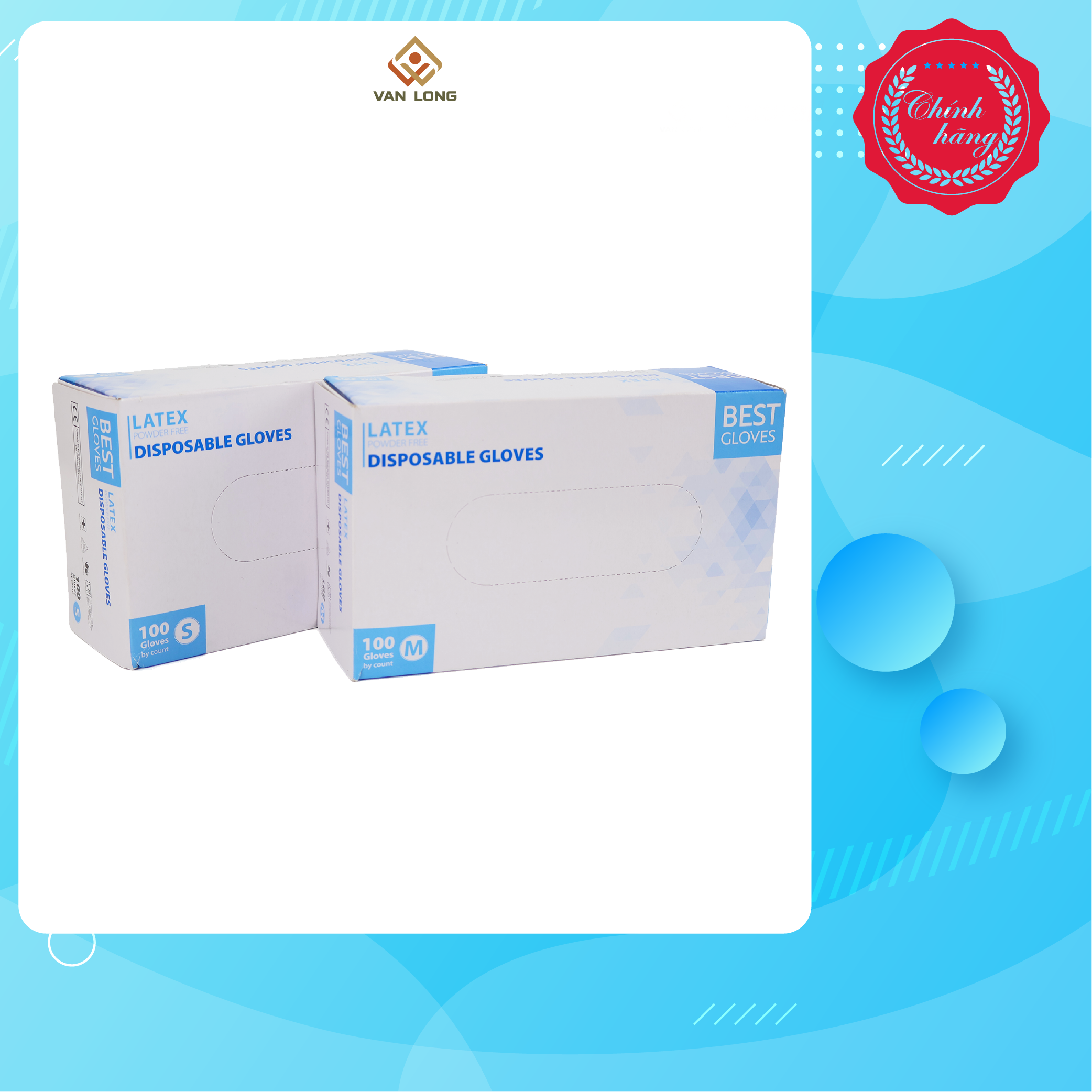Găng tay y tế không bột Best Gloves (Găng tay thăm khám) hộp 100 chiếc