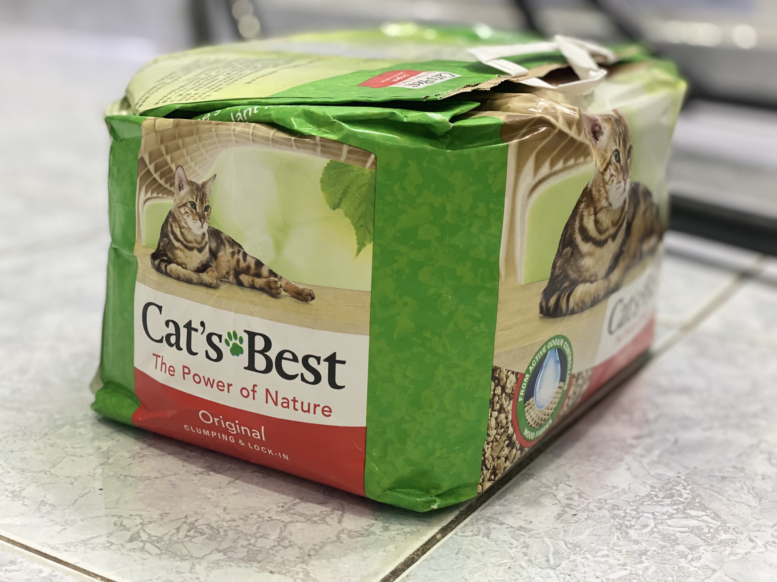 CAT BEST Original 10L- Cát Vệ Sinh Hữu Cơ Vón Cục_Khử mùi và Vi Trùng cho MÈO