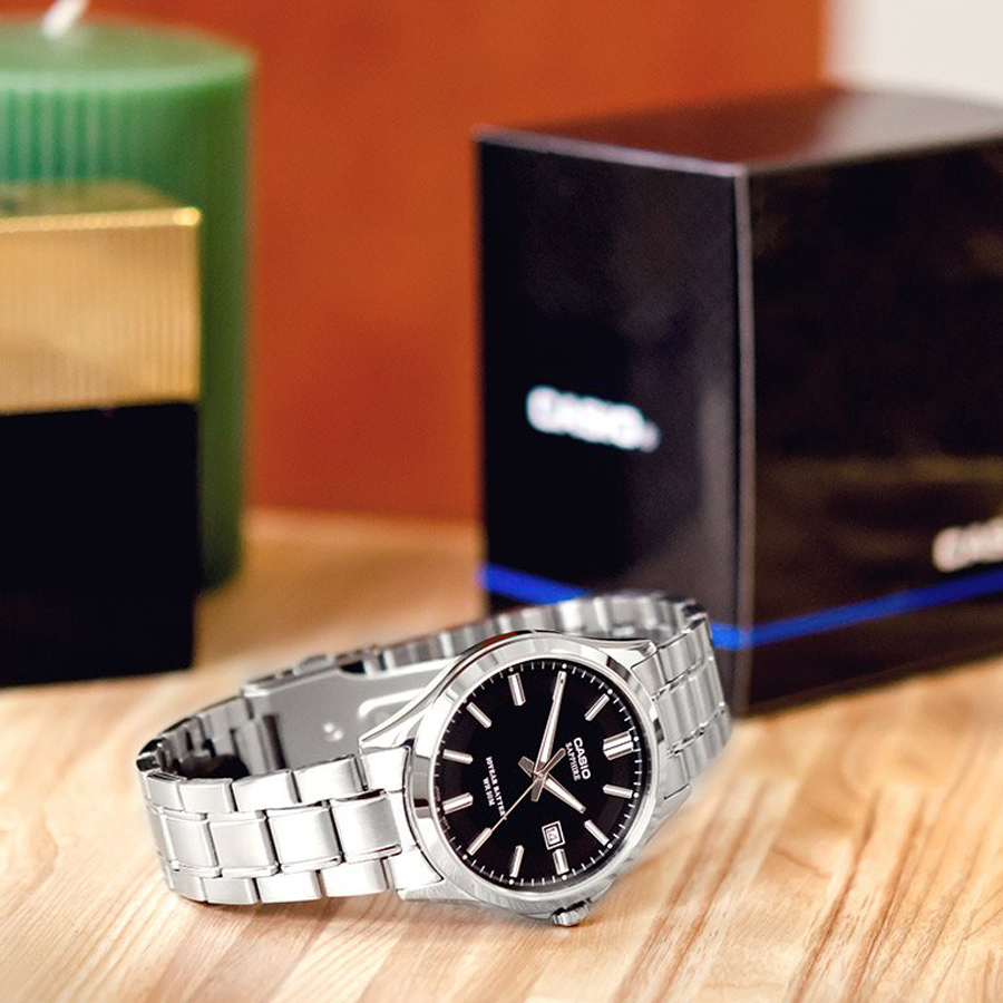 Đồng hồ nam dây kim loại Casio Standard chính hãng MTS-100D-1AVDF (41mm)
