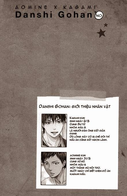 [knb doujinshi] aokaga - danshi gohan chapter 0 4