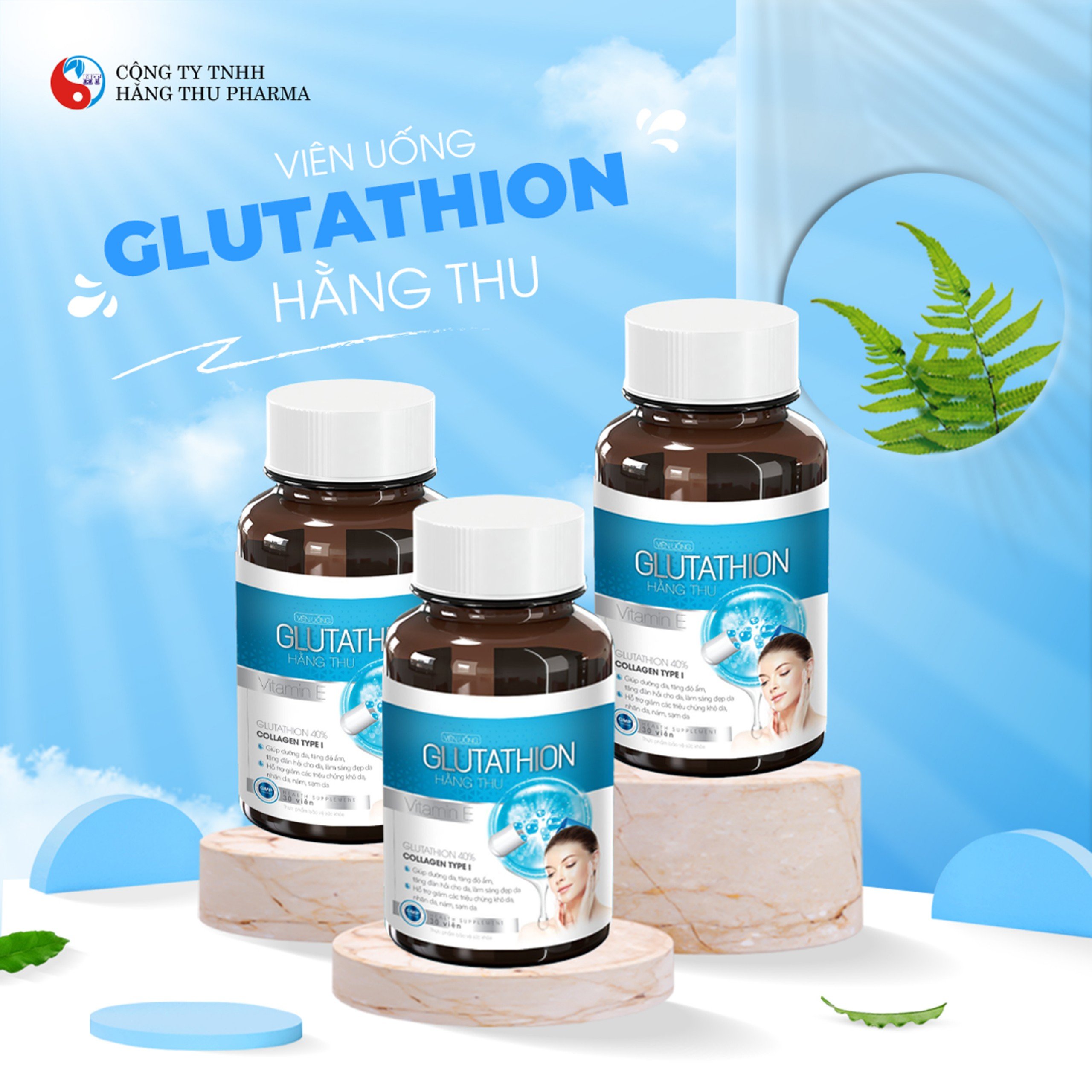 Viên uống Glutathion HT điều hòa nội tiết tố 