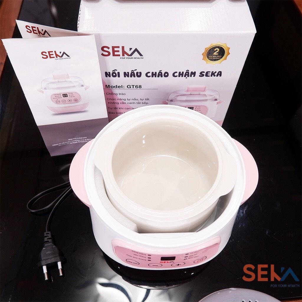 Nồi Nấu Cháo Chậm Nồi Ninh, Hầm, Hấp Cách Thủy 4 in 1, Nồi Đa Năng, Nồi Nấu Cháo Cho Bé Ăn Dặm