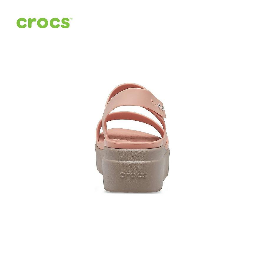 Giày Xăng Đan Nữ Crocs Brooklyn Mid Wedge 206453