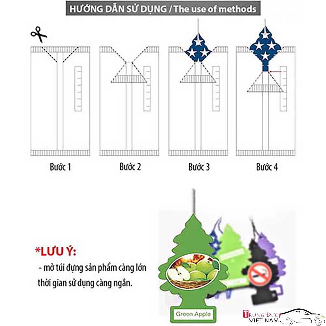 Cây Thông Thơm Little Trees Túi Thơm Treo Phòng, Ô tô - Hàng Chính Hãng TDVN