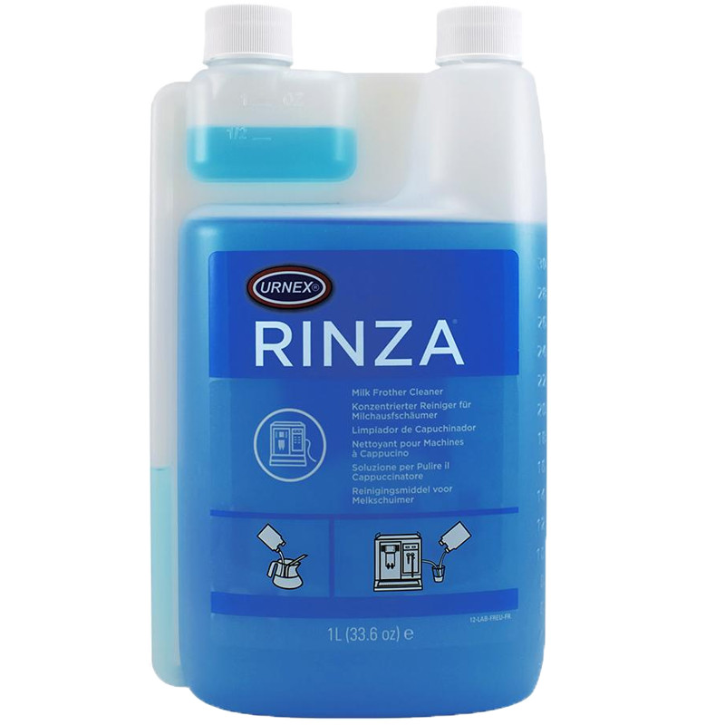 Dung Dịch Vệ Sinh Vòi Đánh Sữa Urnex Rinza Alkaline Liquid 1000ml Xuất Xứ Mỹ