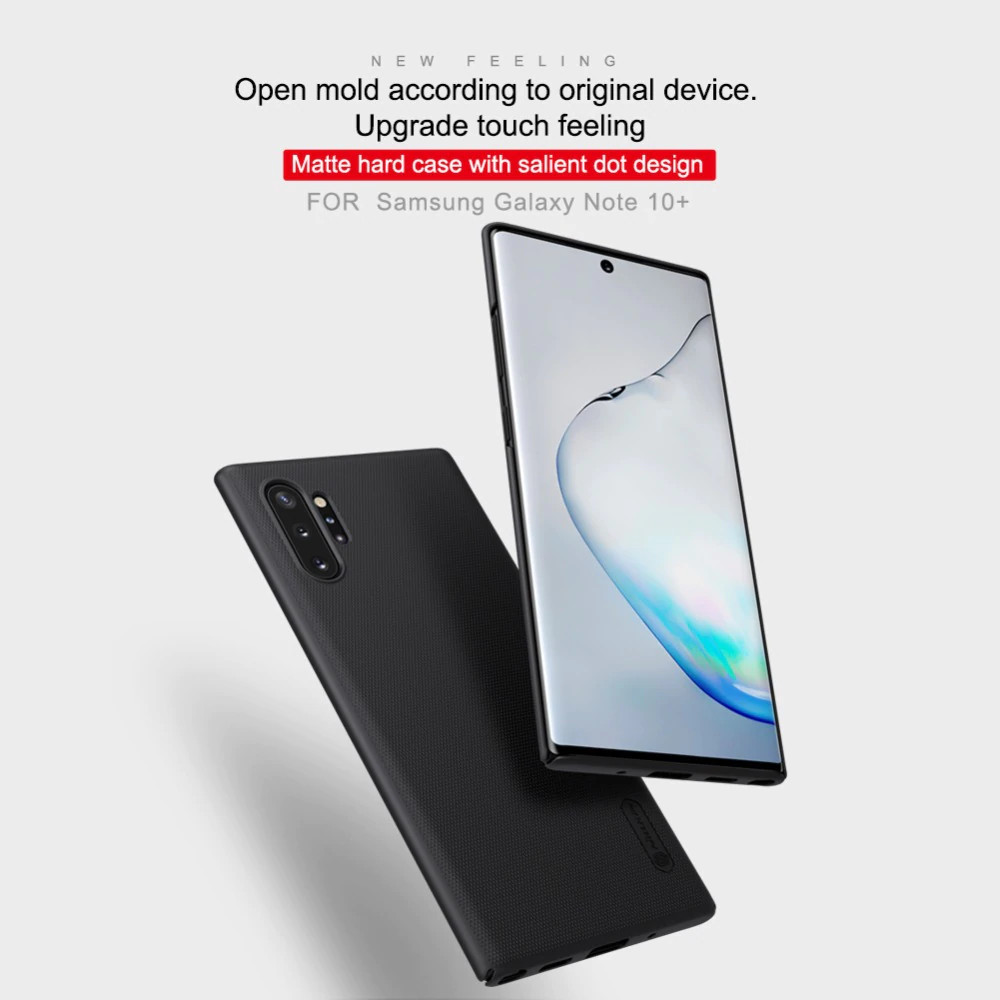 Ốp Lưng Sần Chống Sốc Cho Samsung Galaxy Note 10 Plus hiệu Nillkin - Hàng Chính Hãng