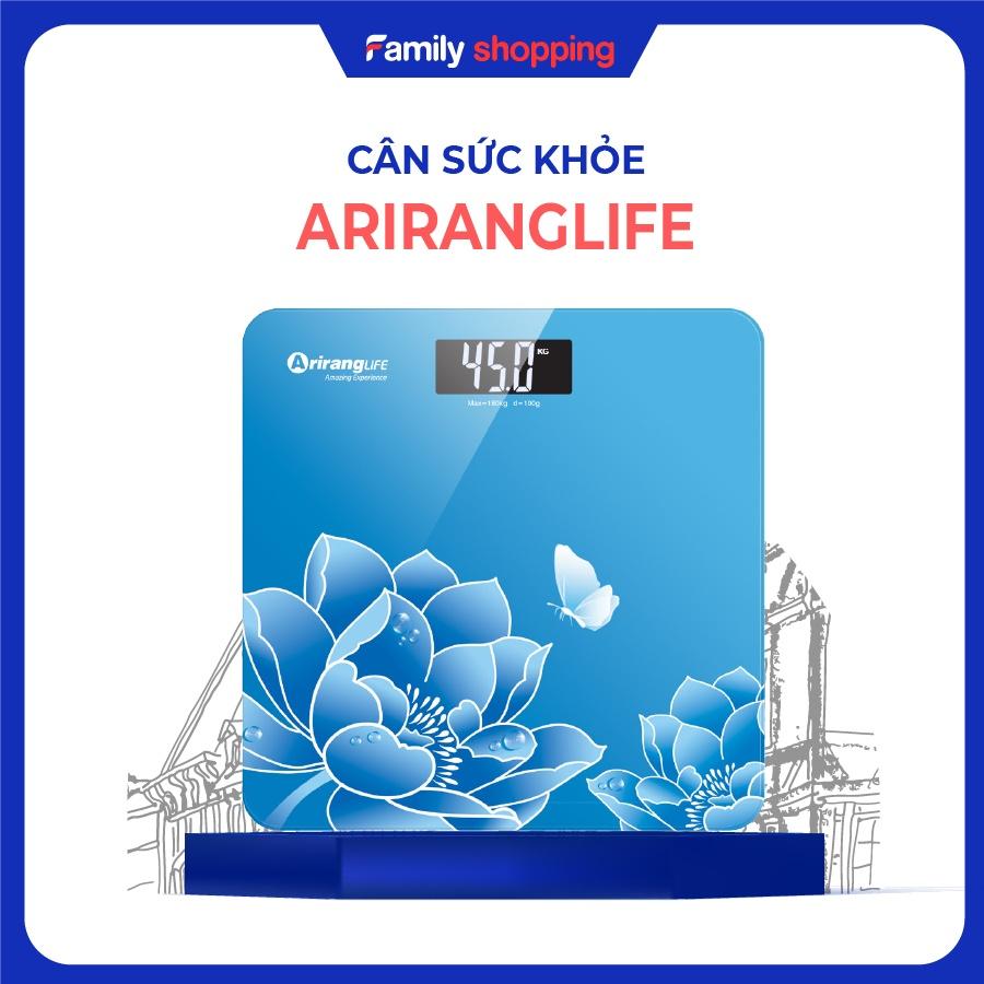 Cân điện tử sức khỏe - Cân điện tử gia đình ARIRANGLIFE AR-S18F mini tiện lợi, bền đẹp, độ chính xác cao