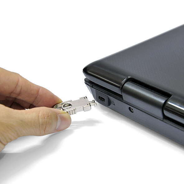 Dây khóa chống trộm Kensington HR-C939 cho Laptop, Màn hình, CPU (Màu bạc) - Hàng nhập khẩu