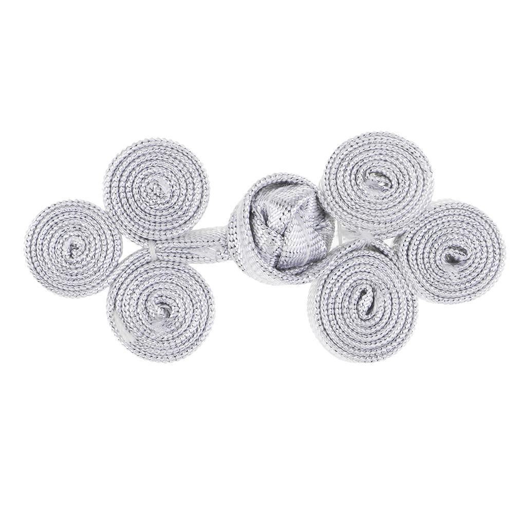 10 Cặp Nút Thắt Trung Quốc Ba Bánh Cho Bộ đồ Sườn Xám