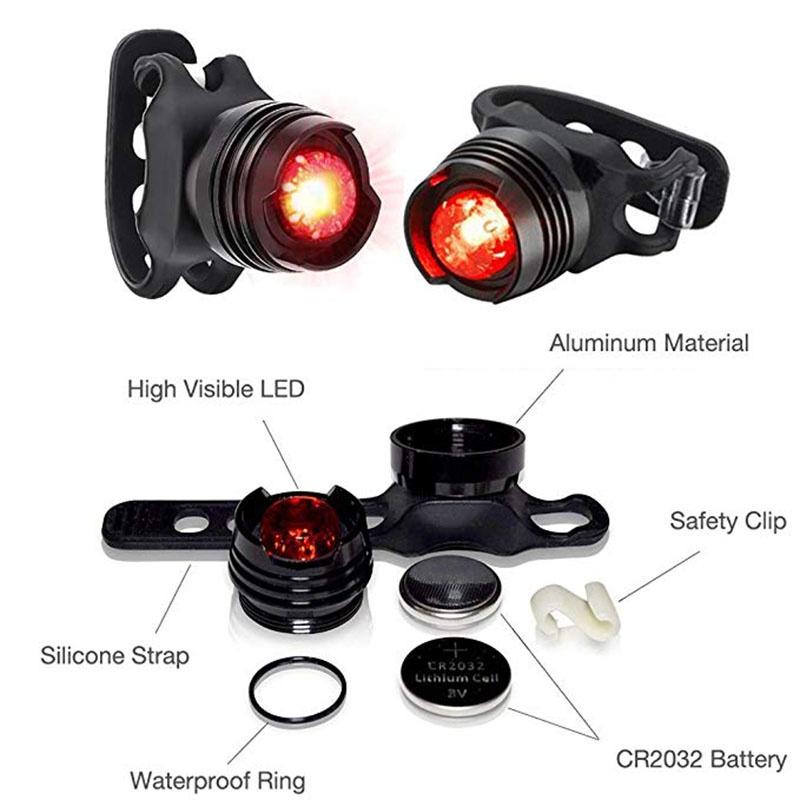 Đèn Led Cảnh Báo An Toàn Gắn Phía Trước Xe Đạp Chống Thấm Nước