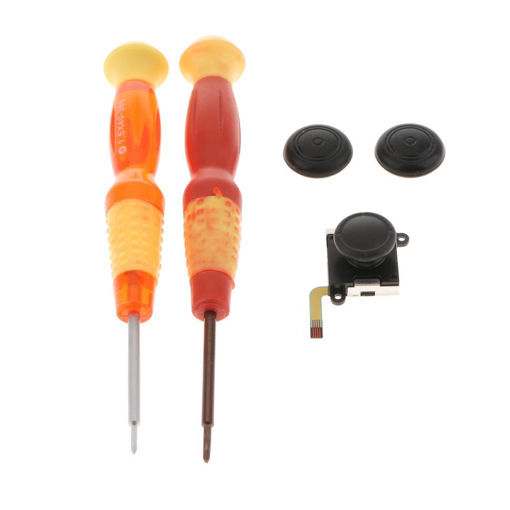 For Nintendo Switch Controller 3D Analog Stick Joystick Sensor Button + Caps