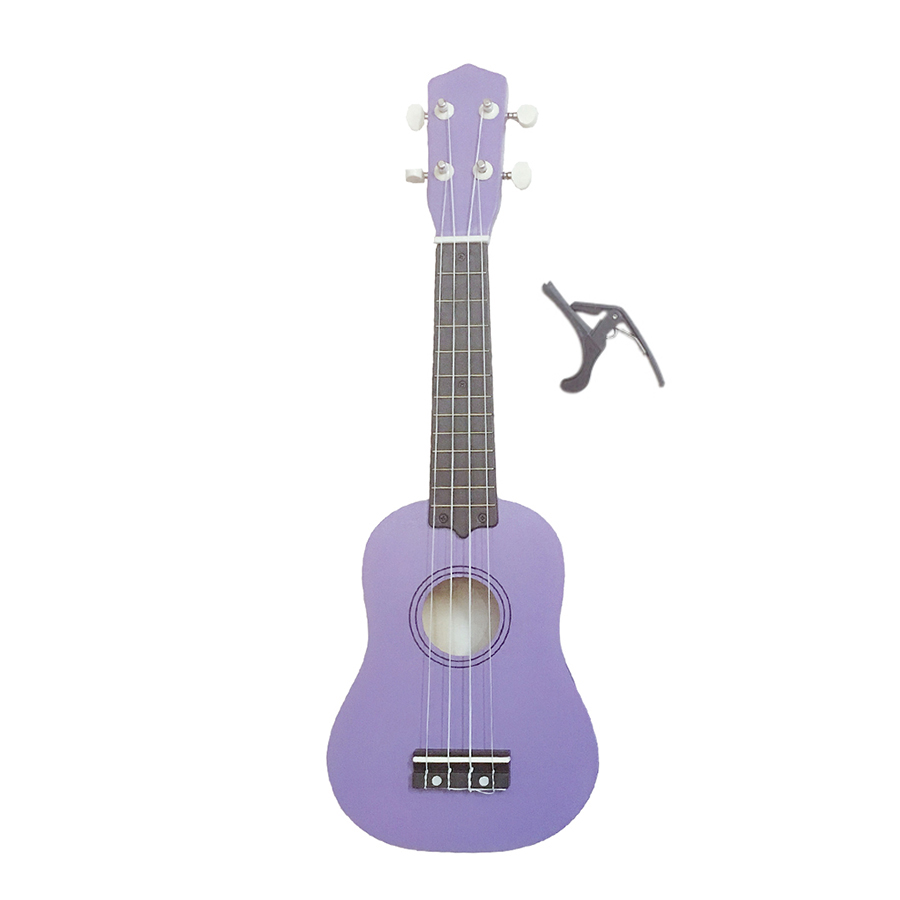 Đàn Ukulele Soprano Woim 35A15 tặng kèm capo nâng tông