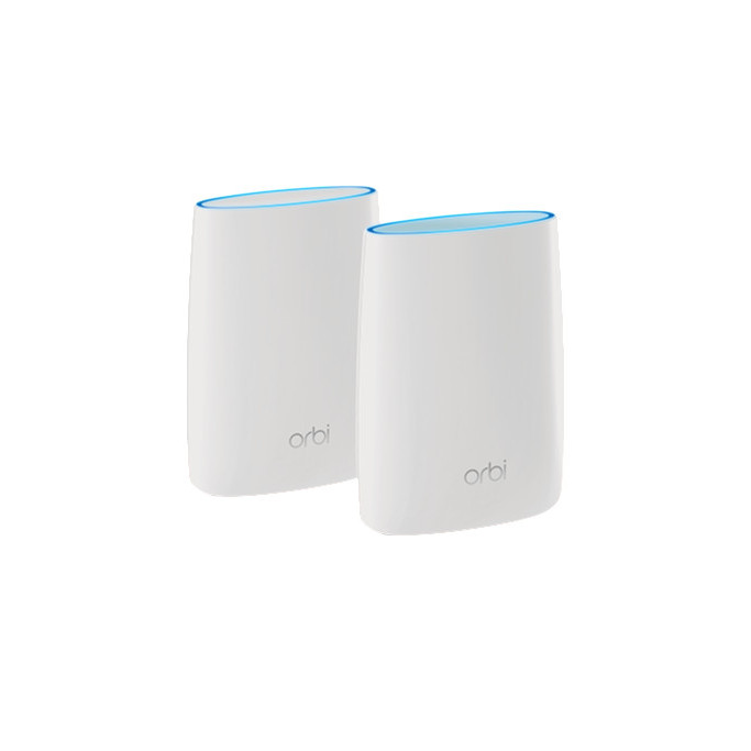 Bộ Thiết Bị Phát Sóng Wifi Router NETGEAR Orbi RBK50 (Bao gồm Orbi Router RBR50 và Orbi Satellite RBS50) Chuẩn AC3000 Tri-band WiFi System - Hàng Chính Hãng