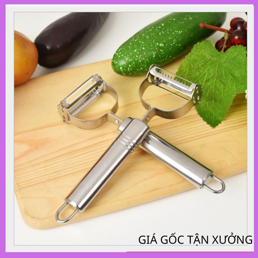 NẠO SỢI inox 3 chức năng, gọt củ quả bào sợi tiện lợi