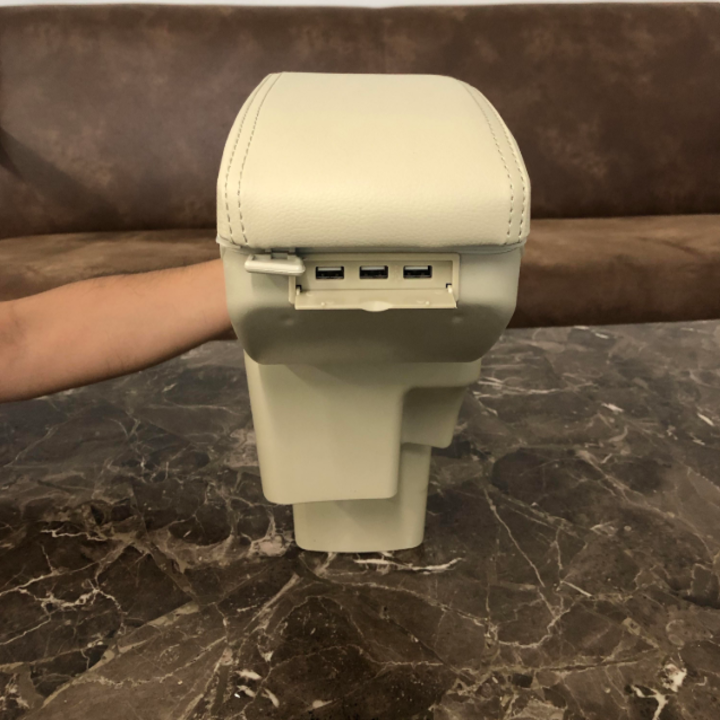 Hộp tỳ tay ô tô Hyundai Accent 2011-2015, Hyundai Kona 2018-2020 và Hyundai Verna tích hợp 7 cổng USB: Mã DUSBV