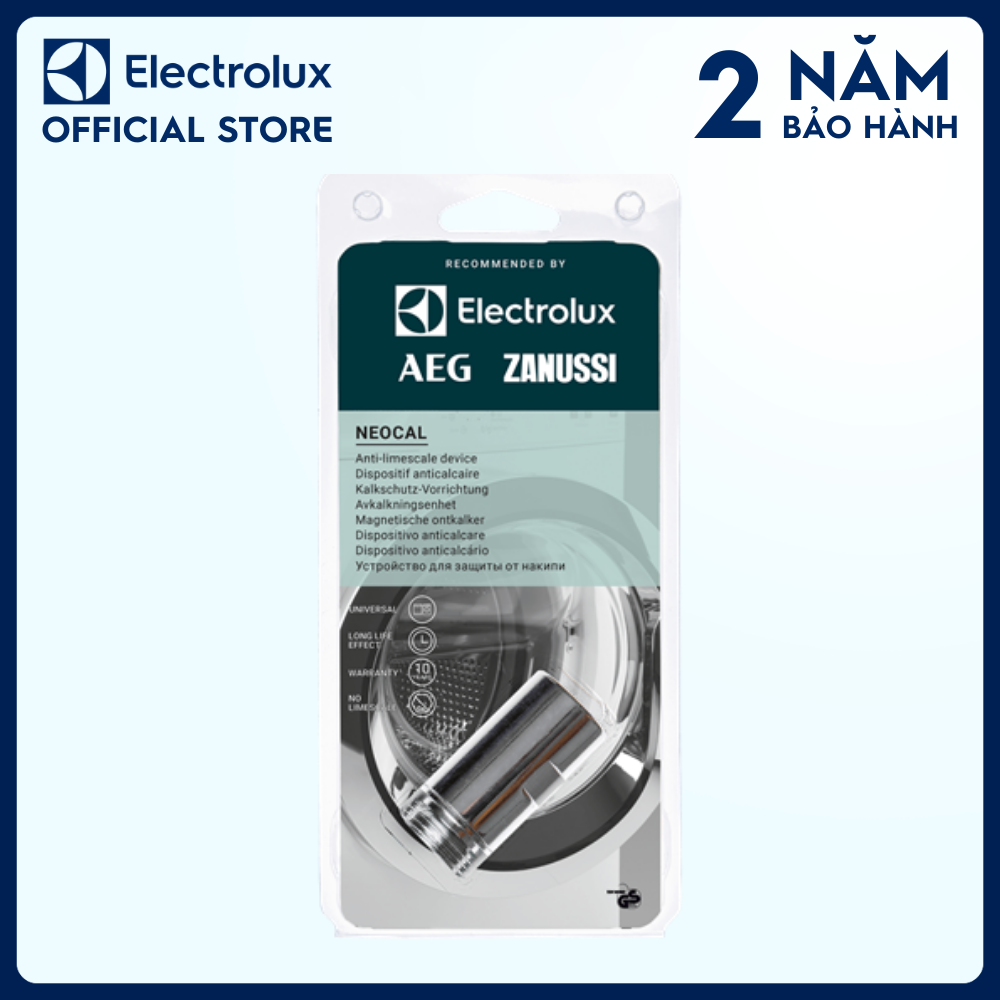 Thiết bị chống bám cặn Electrolux DEVICE-NEOCAL cho máy giặt sấy, rửa chén, Sản xuất tại Ý, tuổi thọ 10 năm [Hàng chính hãng]