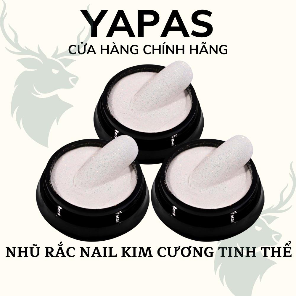 Nhũ rắc móng nail đen trắng , hũ nhũ rắc nail kim cương cát mịn tinh thể ánh màu kim tuyến siêu sáng