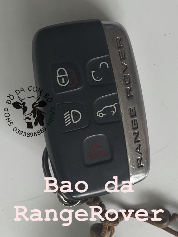 Bao da dành cho chìa khóa Range Rover, Land Rover, RangeRover, Jaguar Handmade da thật 002