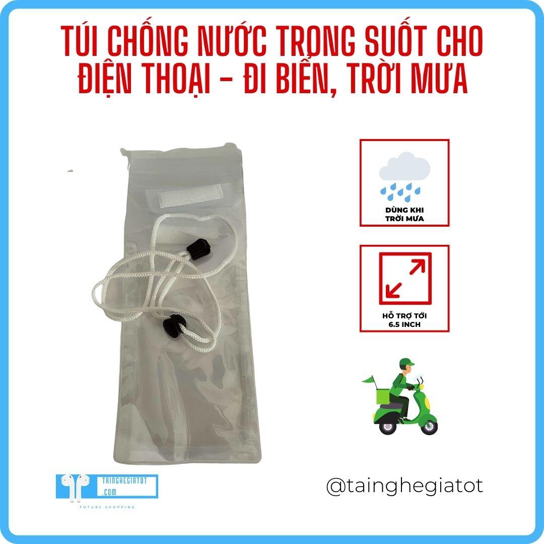 Bao túi đựng điện thoại chống nước, tài xế, đi nắng, đi mưa, xài cảm ứng đa điểm