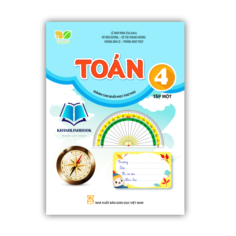 Sách - Toán 4 - Tập 1 (Dành cho buổi học thứ hai) (Kết nối tri thức với cuộc sống)