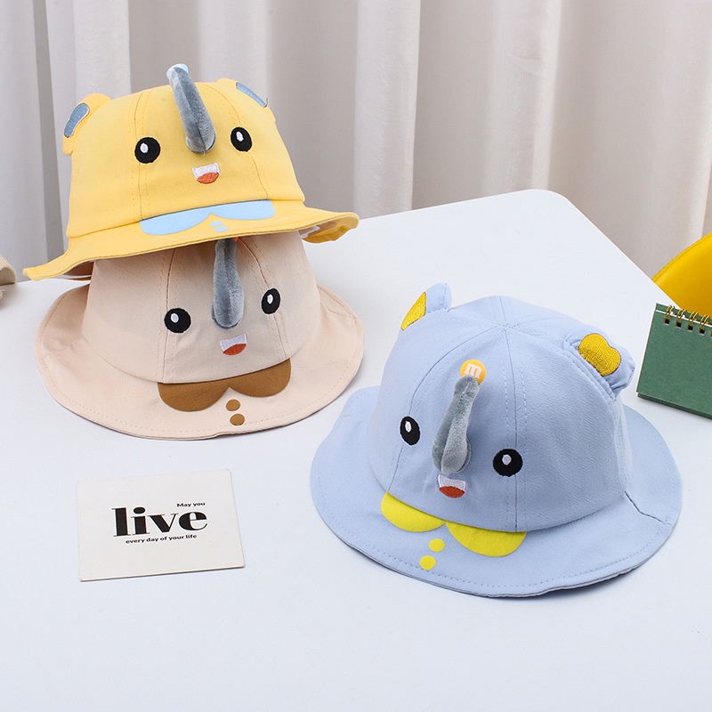 Mũ, nón rộng vành hình chú voi với chiếc vòi 3D cực đáng yêu cho bé từ 0-2 tuổi