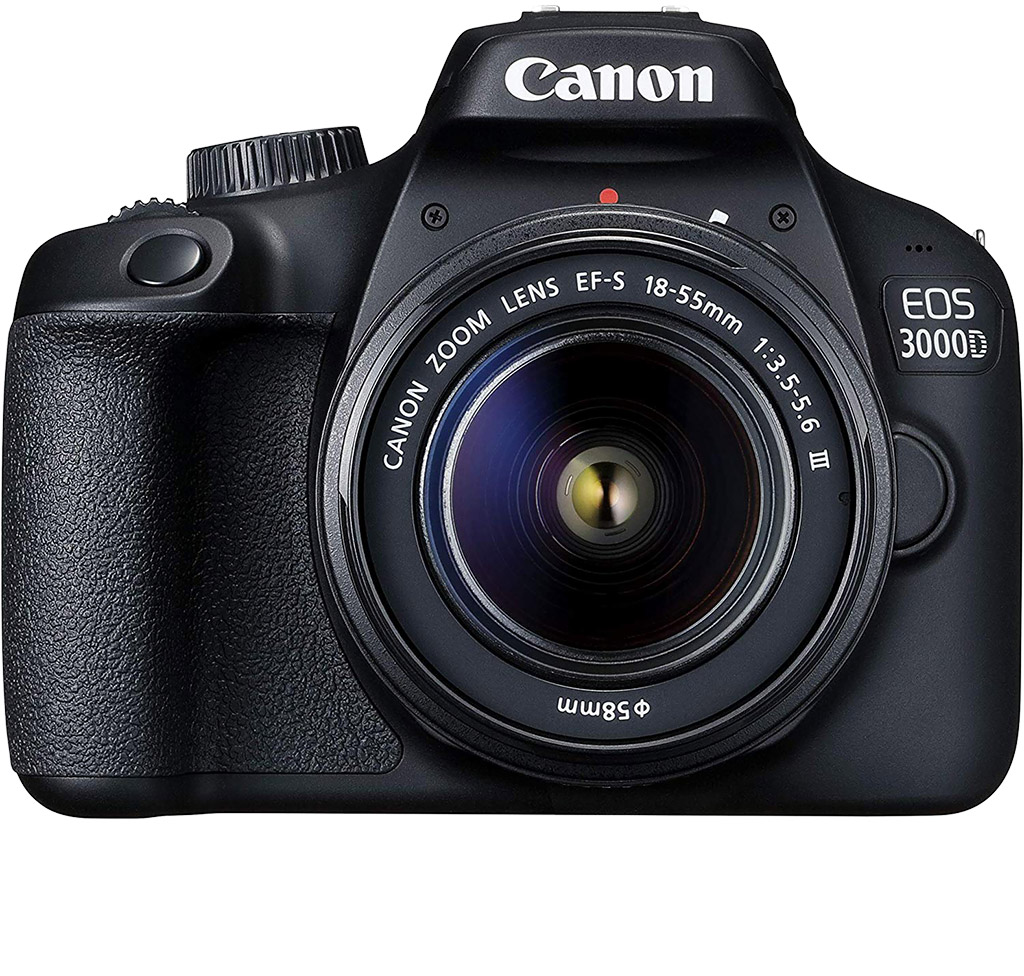 Máy Ảnh Canon EOS 3000D  Lens EF-S 18 - 55mm III - Hàng Chính hãng